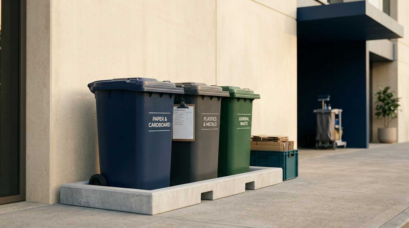 Well-managed waste segregation point